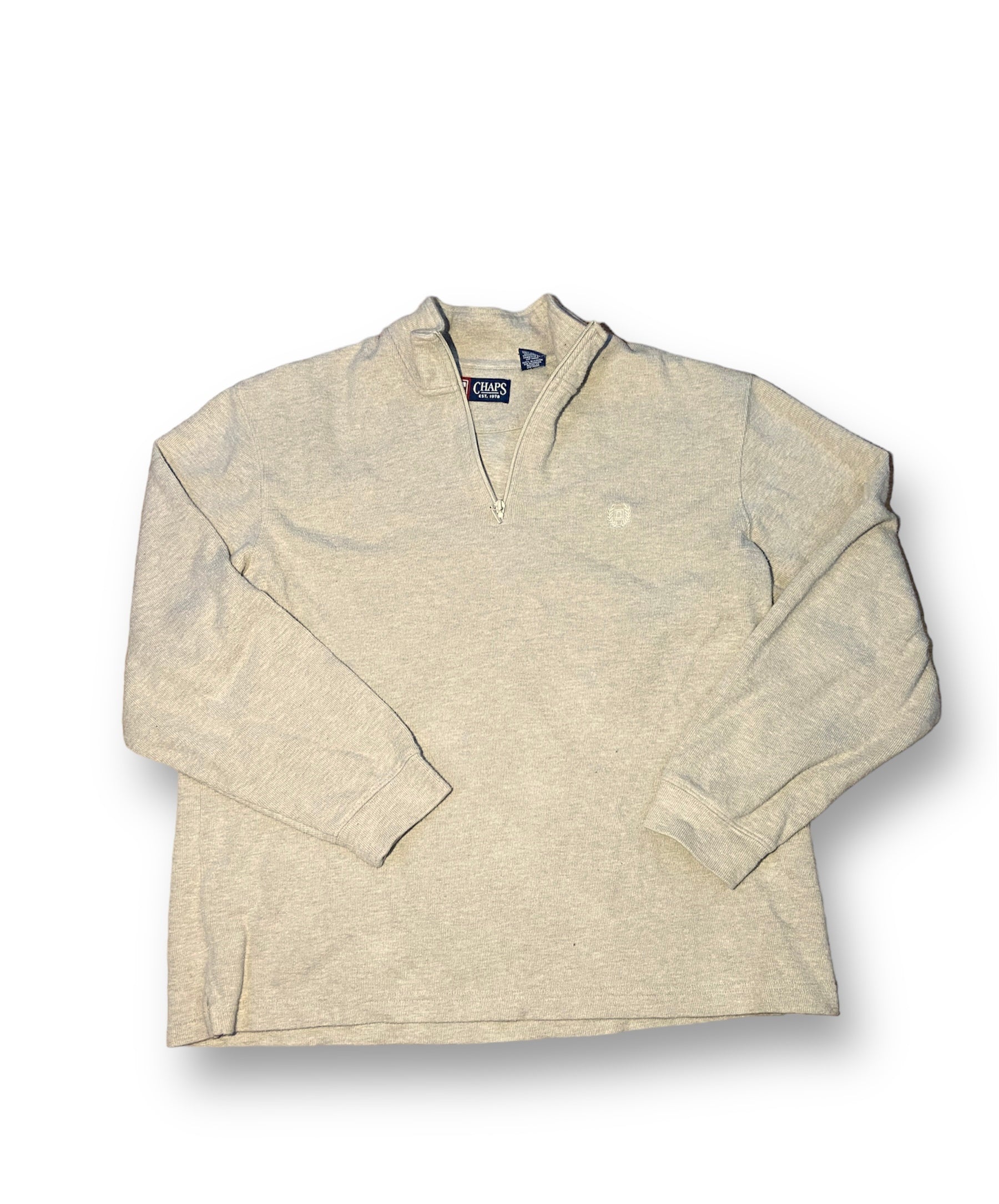 Chaps half clearance zip sweater