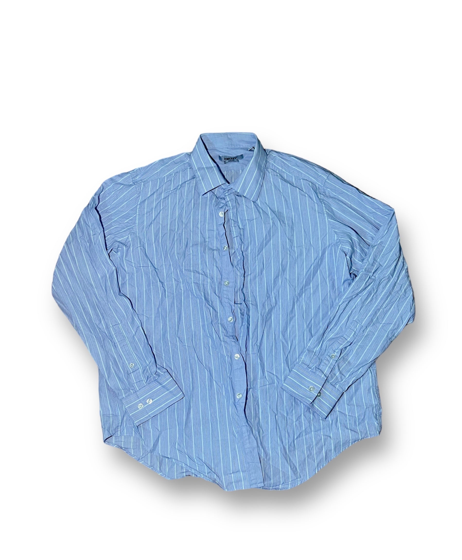 Deadstock DKNY Striped Button outlet Down